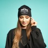 Winter hat - mod.3012:Black, tencel